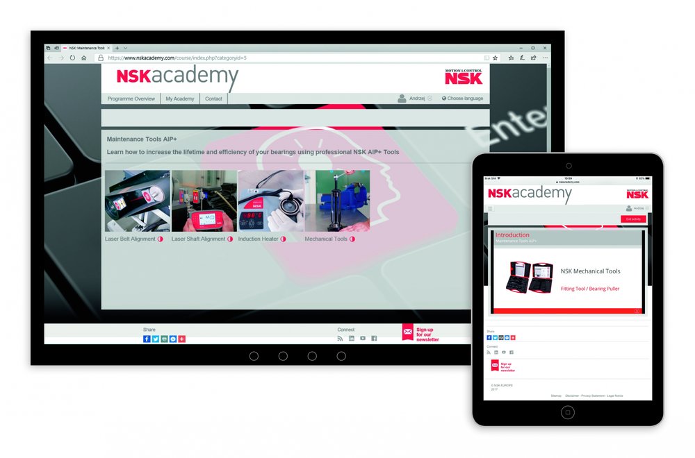 Learn about mechanical tools for bearings at NSK academy